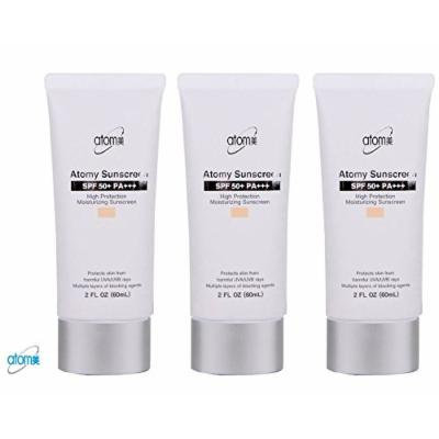 Atomy Sunscreen SPF 50 + Pa +++ Herb Skin Care Uv Sun Protection Beige 3 Pcs 1 Set