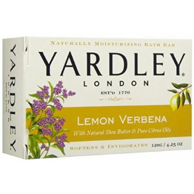 Yardley London Lemon Verbena Soap with Shea Butter & Citrus Oil 4.25 oz (Pack of 6)