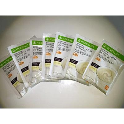 Herbalife F1 Formula1 7Packets - Cookies and Cream (2 Scoops) + PDM (2 Scoop) One the Go Sample Pack 24g Protein