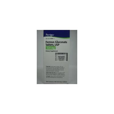 Ferrous Gluconate Tablets 324mg. 100 Tablets Blister Packs (Pack of 3)