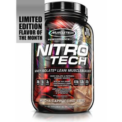 Muscletech Nitrotech Performance Series, Mocha Cappucino Swirl, 2 Lb
