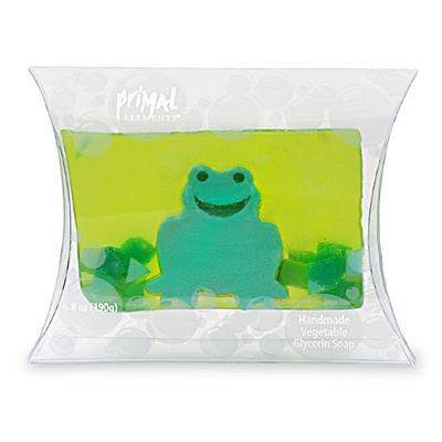 Primal Elements Handmade Vegetable Glycerin Soap - Green Frog