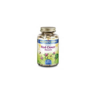 Nature's Herbs Red Clover Blossoms -- 100 Capsules