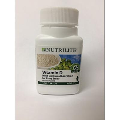 New Nutrilite vitamin D3 90 Tablets 2000 IU plus vitamin K2 By Amway exp : 01/2017 or later