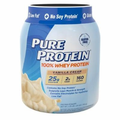 Pure Protein Whey Protein VanillaCreme - 3.2 Pounds