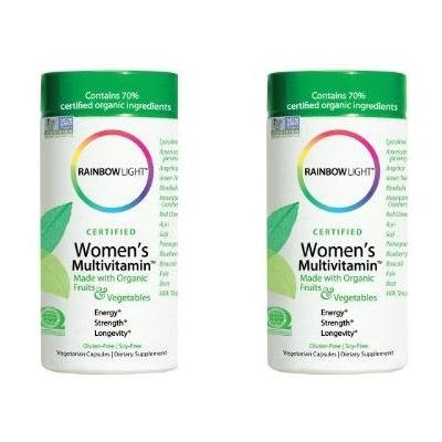 Rainbow Light, Women's Organic Multivitamin, 120 Capsules (2 pack)