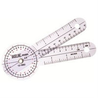 Baseline 12-1002 Plastic Goniometer 360 Degree Head 6 Inch Arms