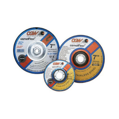 CGW Abrasives Depressed Center Wheels- 1/4
