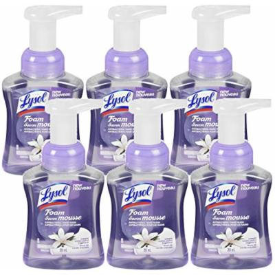 Lysol Touch of Foam Foaming Hand Soap, Creamy Vanilla Orchid, Pump, 8.5 Ounce (Pack of 6)