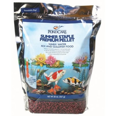 Mars Fishcare Pondcare Summer Staple Pellet Fish Food, 20-Ounce