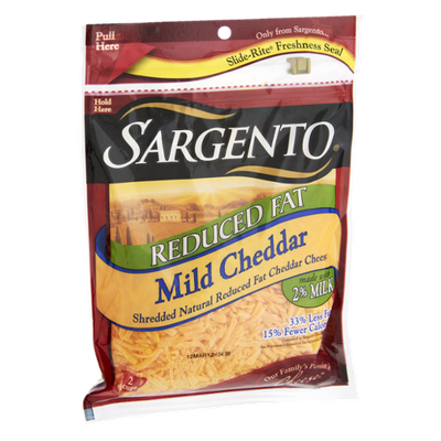 Sargento Reduced Fat Mild Cheddar Shredded Cheese