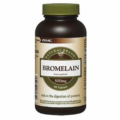GNC Natural Brand Bromelain, 500mg, Tablets 60 ea