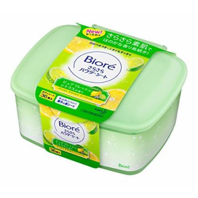 Bioré Japanese Facial Sheet Aroma Body Powder Sheet Pure Fresh Citrus Rustling