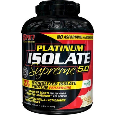 San Nutrition SAN Platinum Isolate Supreme, Vanilla Sundae, 2 Pound