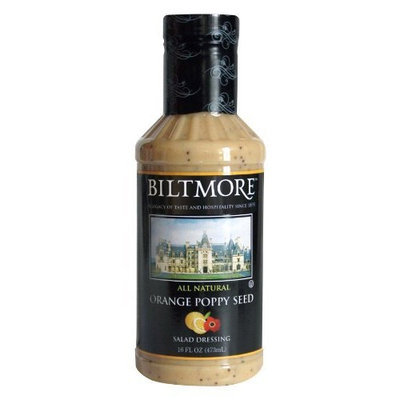 Biltmore Orange Poppy Seed Salad Dressing, 16-Ounce Bottles (Pack of 6)