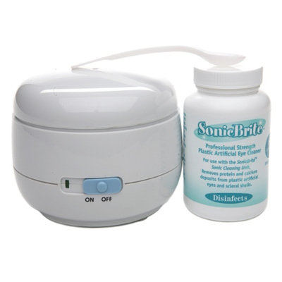 SonicBrite Professional Strength Plastic Artificial Eye Cleaning System