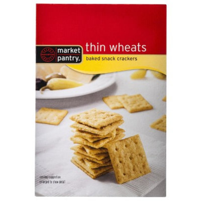 market pantry Market Pantry Thin Wheats Baked Snack Crackers 10 oz