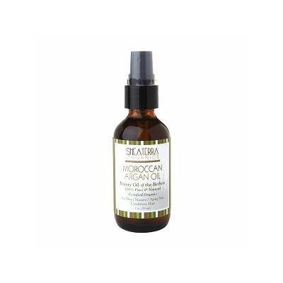 Shea Terra Organics 100% Pure Moroccan Argan Oil, Certified Organic 2 oz (59 ml)