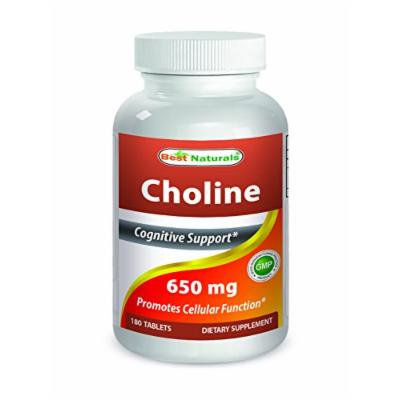 Best Naturals Choline 650 mg 180 Tablets