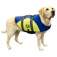 Hunter Manufacturing Hunter K9 Designs BY1300 Small Neoprene Doggy Life Jacket - Blue and Yellow