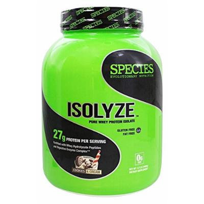 Species Nutrition Isolyze Cookies & Cream 44 servings, 3.1lb