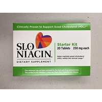 Slo-Niacin, Starter Kit, 250mg each, 20 Tablets