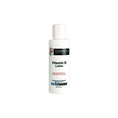Life Extension Vitamin D Lotion with Concentrated Anti-Oxidant Tea Blend