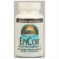 Source Naturals - EpiCor with Vitamin D3 500 mg. - 60 Capsules