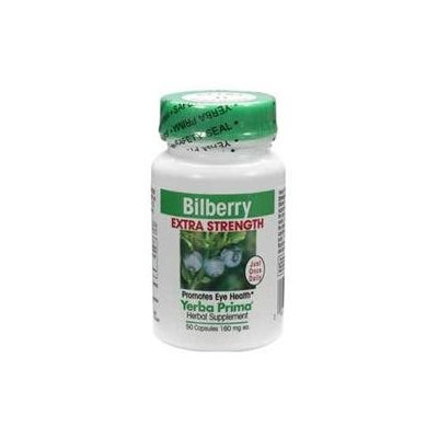 Yerba Prima Bilberry Extra Strength - 160 mg - 50 Capsules
