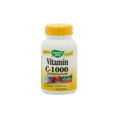 tures Way Vitamin C 1000 with Bioflavonoids, 100 Vcaps, Nature's Way
