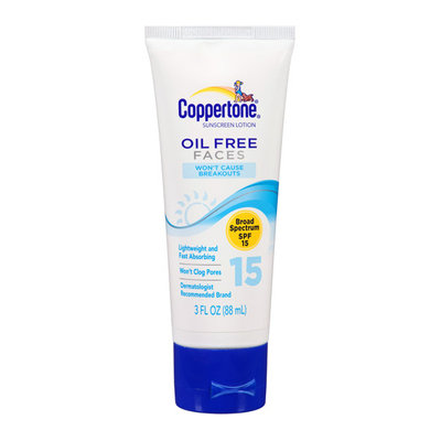 Coppertone Oil Free Faces Sunscreen Lotion