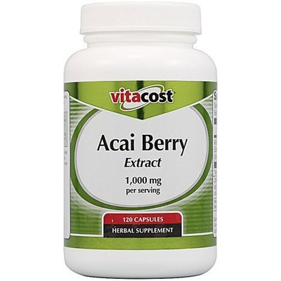Vitacost Brand Vitacost Acai Berry Extract -- 1000 mg per serving- 120 Capsules