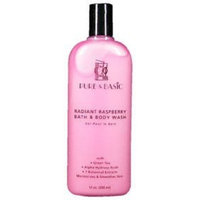 Pure & Basic Radiant Raspberry Bath & Body Wash 12.0 oz