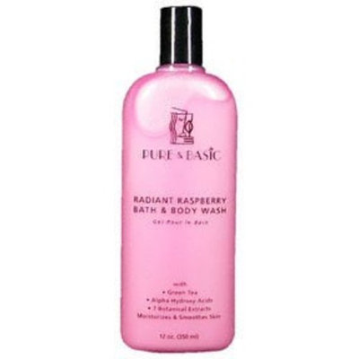 Pure & Basic Radiant Raspberry Bath & Body Wash 12.0 oz