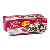 Weight Watchers Smart Ones Smart Delights Chocolate Fudge Brownie Sundae - 4 CT