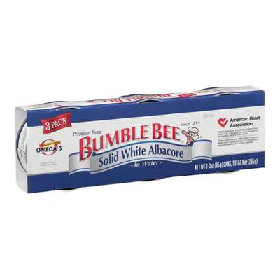 Bumble Bee Solid White Albacore in Water - 3 CT