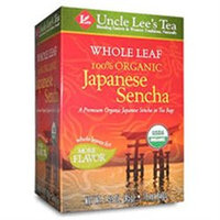 Uncle Lees Tea Uncle Lee's Tea Whole Leaf 100% Organic Tea (Japanese Sencha)- 18 Teabags