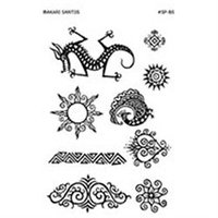 Lakaye Studio Llc Lakaye Studio Bakari Santos Series Stencil Pack