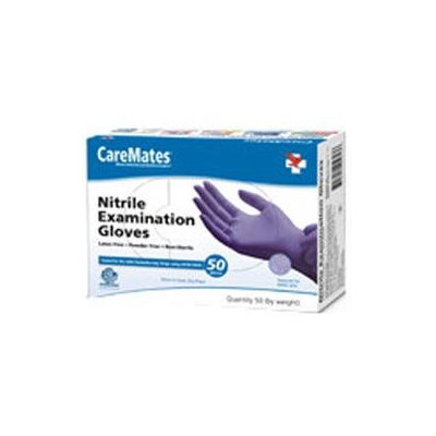 CareMates 05613020 Nitrile Powder Free Gloves Large - Case Of 20
