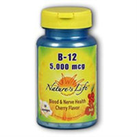 Nature's Life Vitamin B-12 Cherry - 5000 mcg - 100 Lozenges