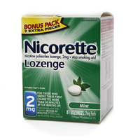 Nicorette 2 mg Nicotine Lozenges Bonus Pack Mint