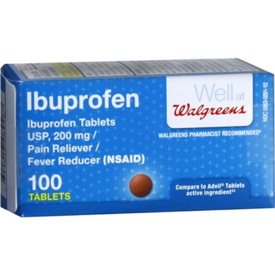 Walgreens Ibuprofen 200 mg 100 Tablets