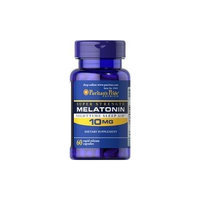 Helps promote relaxation and sleep, wake up refreshed and revitalized - Puritan's Pride Super Strength Melatonin 10mg Rapid Release Capsules, 60-Count