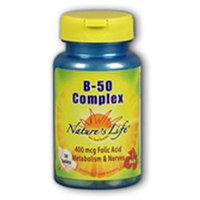 Nature's Life B-Complex - 50 mg - 50 Tablets
