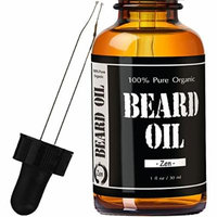 Zen Juniper Sage Beard Oil #1 RATED Leven Rose Leave-in Conditioner - Best Scented Beard Oil 100% Pure Organic Natural for Groomed Beard Growth, Mustache, Skin for Men - 1 oz Zen Juniper Sage Scent