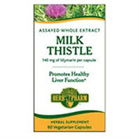 Herb Pharm - Milk Thistle 140 mg. - 60 Vegetarian Capsules
