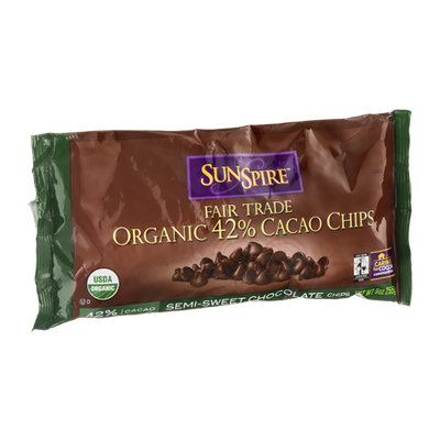 Sun Spire Fair Trade Organic 42% Cacao Chips