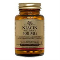 Solgar - Niacin Vitamin B3 500 mg. - 50 Vegetarian Capsules
