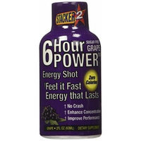 Stacker 2 6 Hour Power Nutritional Supplement, Grape, 12 Count