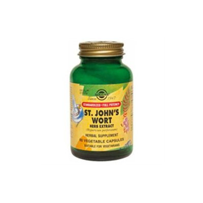 Solgar St John's Wort Herb Extract - 60 Vegetable Capsules